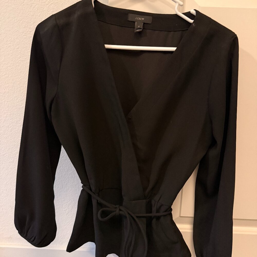 Jcrew Wrap Blouse
